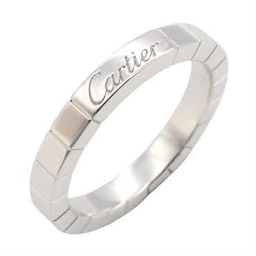 CARTIER Lanieres Ring 18KWG White Gold Used unisex US size 6 #52