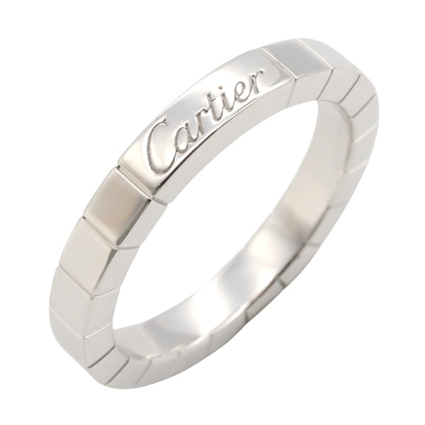 CARTIER Lanieres Ring 18KWG White Gold Used unisex US size 6 #52