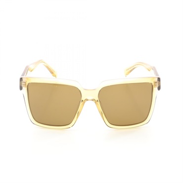 PRADA Sunglasses Plastic Yellow Black Used Women