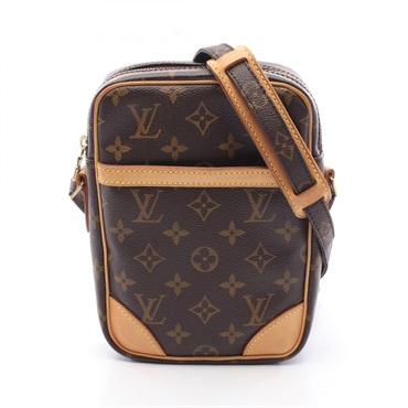 LOUIS VUITTON Danube Shoulder Crossbody Bag M45266 Monogram Canvas Used LV