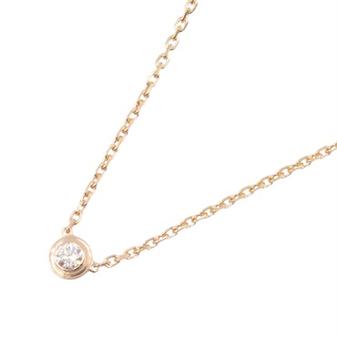 CARTIER D'amour Diamond Necklace XS 18KPG Pink Rose Gold Used women