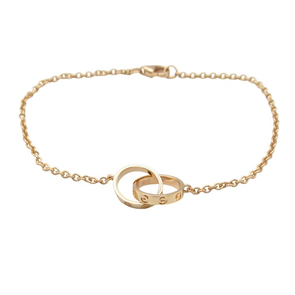 CARTIER Baby love Bracelet 18KPG Pink Rose Gold Used Women