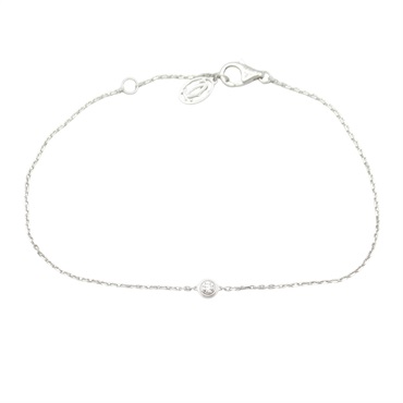 CARTIER D'amour Bracelet XS 18KWG White Gold diamond Used Women