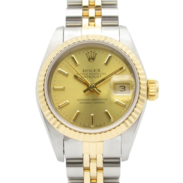 ROLEX Datejust E number Wrist Watch 69173 Automatic winding 18KYG Gold  SS Used
