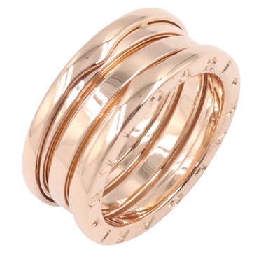 BVLGARI B-zero1 ring 3 bands 18KPG Pink Rose Gold Used unisex US size 7.25 #55