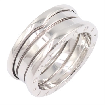 BVLGARI B-zero1 ring 3 bands 18KWG White Gold Used unisex US size 7.5 #56