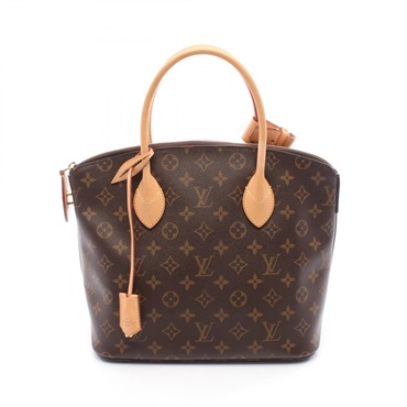 LOUIS VUITTON Lockit PM Tote Handbag M40613 Monogram Canvas Brown Used LV