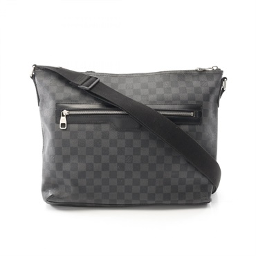LOUIS VUITTON Mick MM Crossbody Shoulder Bag N41106 Damier graphite Black Used