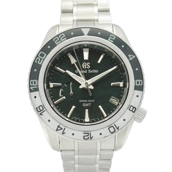 SEIKO Grand Seiko Spring Drive GMT Wrist Watch SBGE295 Automatic SS Used mens