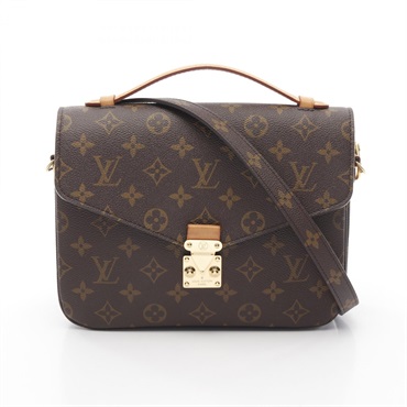 LOUIS VUITTON Pochette Metis MM Handbag M44875 Monogram Canvas Used LV