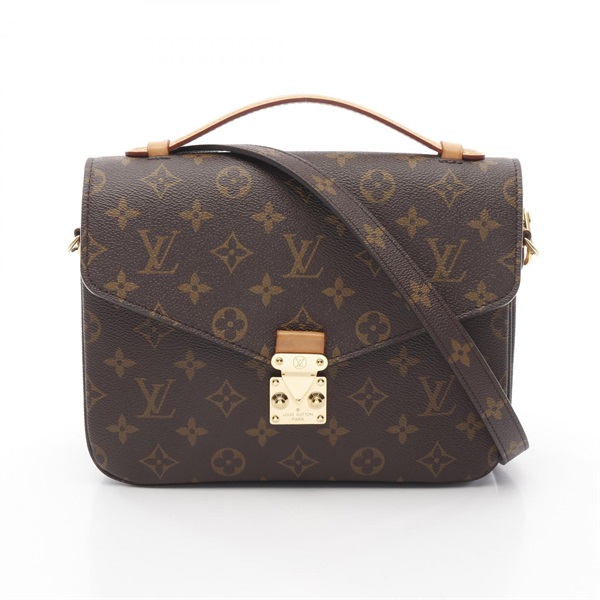 LOUIS VUITTON Pochette Metis MM Handbag M44875 Monogram Canvas Used LV