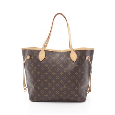 LOUIS VUITTON Neverfull MM Shoulder Tote Bag M40156 Monogram Canvas Used LV