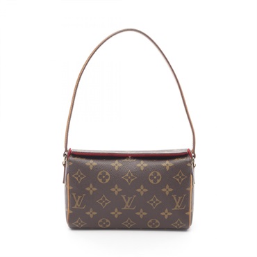 LOUIS VUITTON Recital Shoulder Handbag M51900 Monogram Canvas Used LV