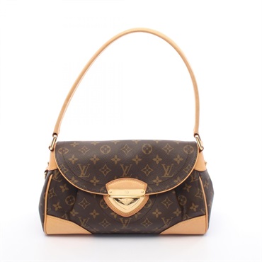 LOUIS VUITTON Beverly MM Shoulder Handbag M40121 Monogram Canvas Used LV