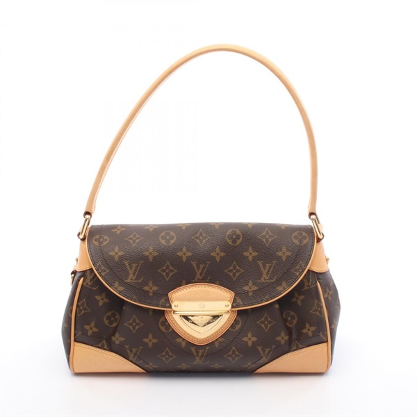 LOUIS VUITTON Beverly MM Shoulder Handbag M40121 Monogram Canvas Used LV