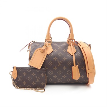 LOUIS VUITTON Speedy P9 Bandouliere 25 Shoulder Handbag M24443 Monogram leather