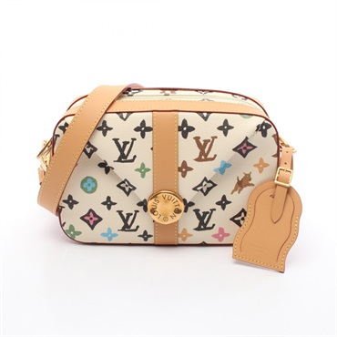 LOUIS VUITTON Envelope Messenger Shoulder Bag M25408 Monogram Craggy Beige used