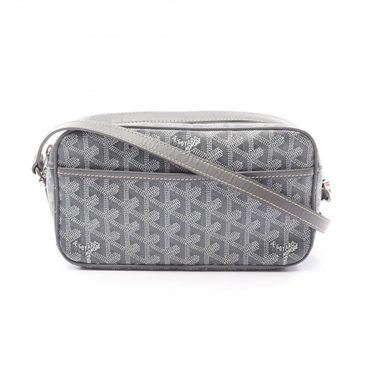 GOYARD Cap‑Vert PM Shoulder Bag CAPVE2PMLTY50CL50P Canvas Leather Gray Multi