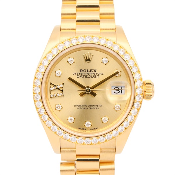 ROLEX Datejust IX StarDiamond Wrist Watch 279138RBR Automatic 18KYG used women