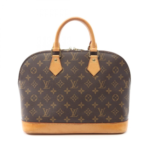 LOUIS VUITTON Alma PM Handbag M51130 Monogram canvas leather Brown Used Women LV