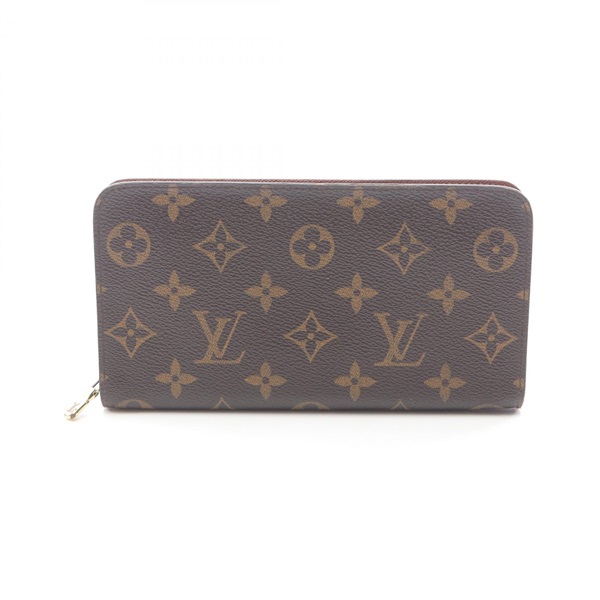 LOUIS VUITTON Porte-monnaie zip wallet M61727 Monogram canvas Brown Used Women