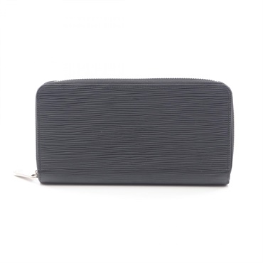 LOUIS VUITTON Zippy around long wallet M60072 Epi leather Black Used mens LV