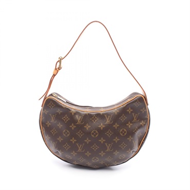 LOUIS VUITTON croissant MM Shoulder Bag M51512 Monogram canvas leather Used LV