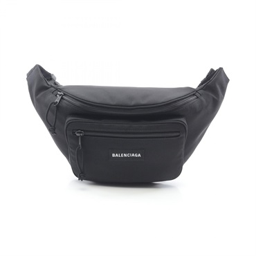 BALENCIAGA Explorer belt bag 4823892JMF71000 canvas Polyamide Black NEW unisex