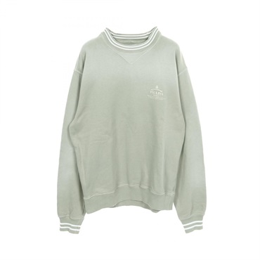 PRADA Logo Pullover Sweat Knitwear cotton Green Size S Used Mens