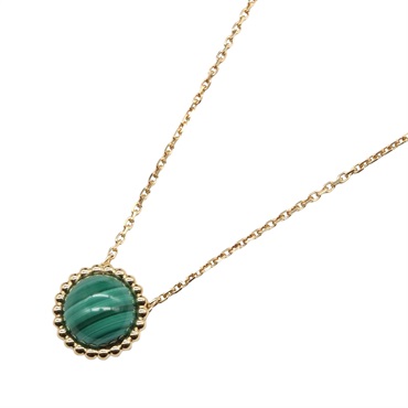 Van Cleef & ArpelsPerlee Couleurs  Malachite Necklace 18KYG Yellow Gold Used