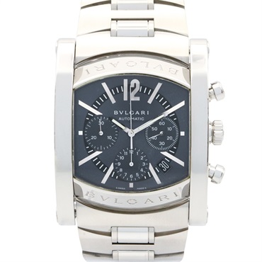 BVLGARI Assioma Chrono Wrist Watch AA48SCH Automatic Stainless Steel Used mens