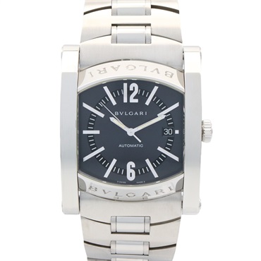BVLGARI Assioma Wrist Watch AA48S Automatic winding Stainless Steel Used mens