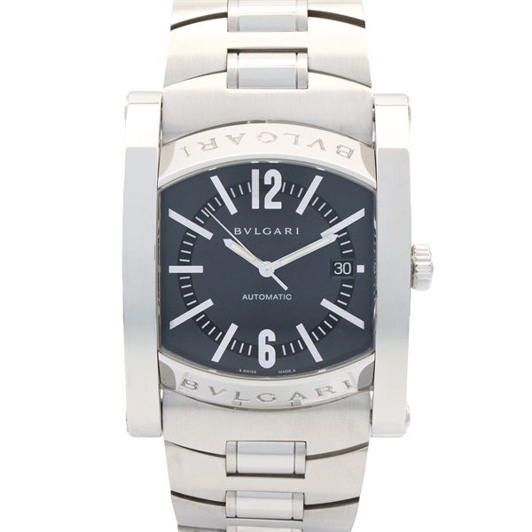 BVLGARI Assioma Wrist Watch AA48S Automatic winding Stainless Steel Used mens
