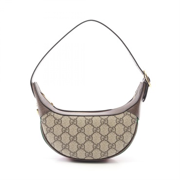 GUCCI Ophidia GG Supreme mini Handbag canvas leather Beige Brown NEW Women