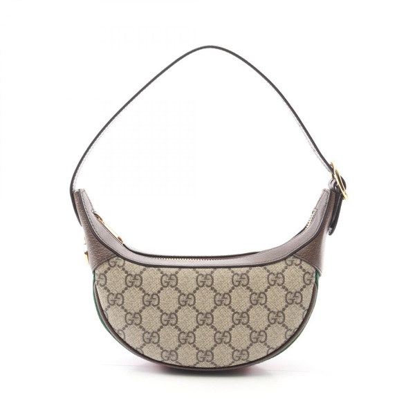 GUCCI Ophidia GG Supreme mini Handbag canvas leather Beige Brown NEW Women