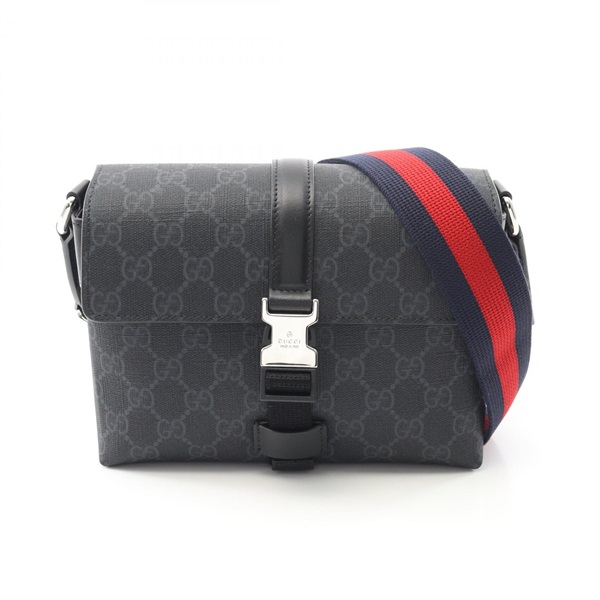 GUCCI GG canvas Shoulder Bag crossbody 816953FAD8C1049 leather Black NEW mens