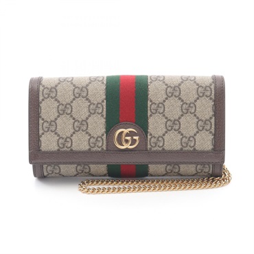 GUCCI Ophidia GG Supreme Chain Shoulder Bag 77230996IWG8745 canvas leather NEW