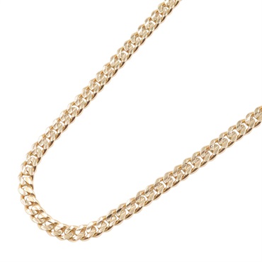 JEWELRY Single 2 side Curb link chain Necklace 18KYG Yellow Gold Used unisex