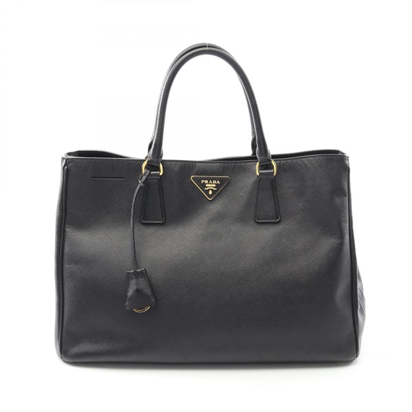 PRADA SAFFIANO LUX Galleria Tote Bag BN1844 Saffiano Leather Black Used Women