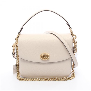 COACH Cassie  Crossbody 2Way Handbag 88346/B4 Leather Beige NEW Women
