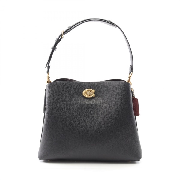 COACH Willow Shoulder Bag C2621/B4 Leather Black NEW Women