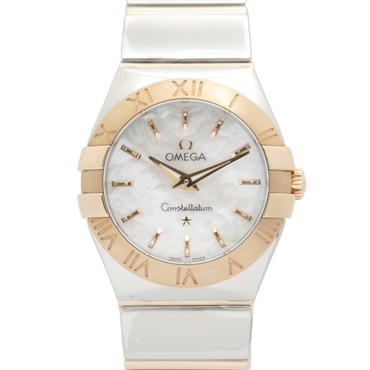 OMEGA Constellation Wrist Watch 123.20.24.60.05.003 Quartz 18KRG SS NEW Women
