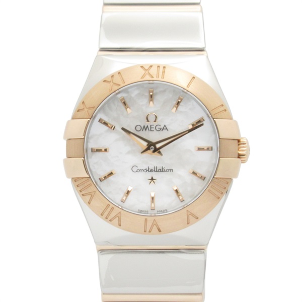 OMEGA Constellation Wrist Watch 123.20.24.60.05.003 Quartz 18KRG SS NEW Women