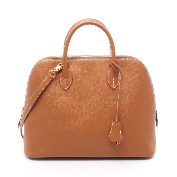 HERMES Bolide1923 30 Shoulder Handbag 075181CC Epsom leather Gold Used GHW W