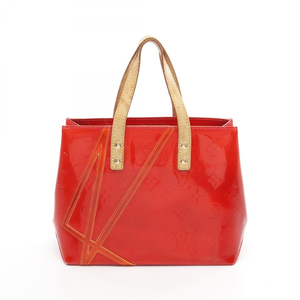 LOUIS VUITTON Lead PM Handbag M91903 Monogram Vernis leather Pink Orange Used LV