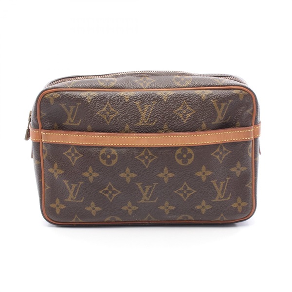 LOUIS VUITTON Compiegne 23 Business Clutch Bag M51847 Monogram Canvas Leather LV