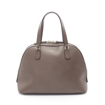GUCCI Lady dollar Handbag 388560 leather Brown Used Women
