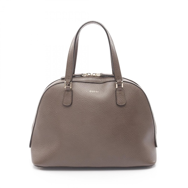 GUCCI Lady dollar Handbag 388560 leather Brown Used Women