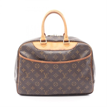 LOUIS VUITTON Deauville travel Hand Bag M47270 Monogram Canvas used LV