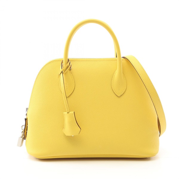 HERMES Bolide1923 25 Shoulder Handbag Epsom leather Jaune de naples Used SHW B